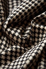 Obraz premium A funky take on the classic houndstooth pattern AI generated illustration