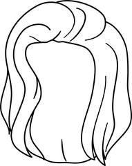 hair body part outline
