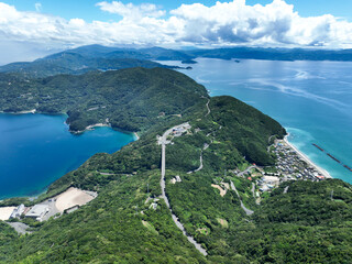 愛媛県伊方町　三机　塩成の風景