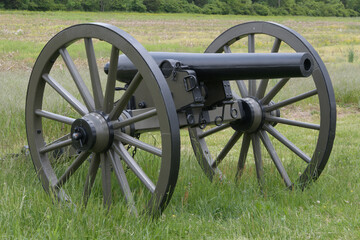 10 pounder Artillery piece, on the battlefield at Gettysburg National Military Park