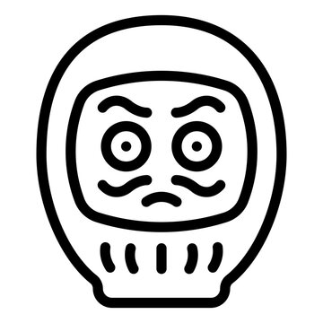 recommend clip art: Daruma doll traditional japanese doll icon