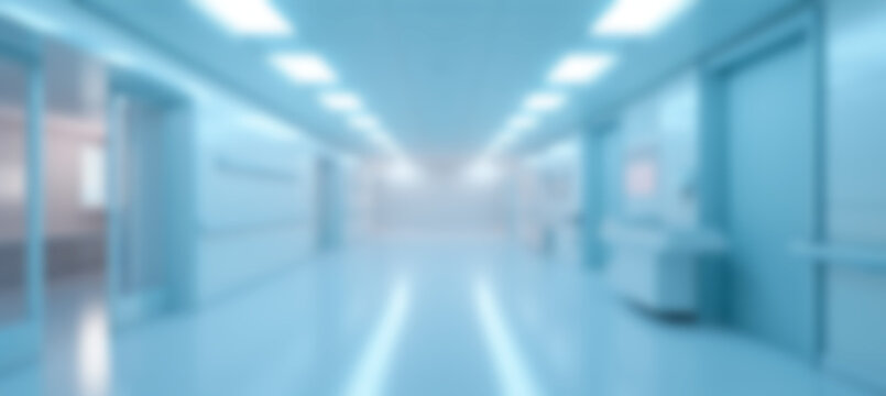 Blur image background of corridor in hospital or clinic image