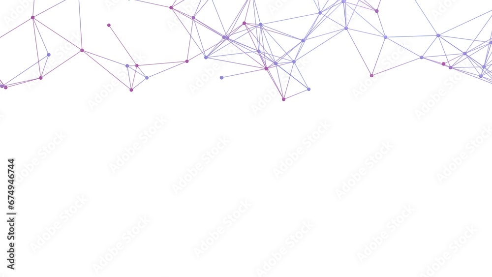 Poster Abstract geometric background. Plexus mesh backdrop illustration.