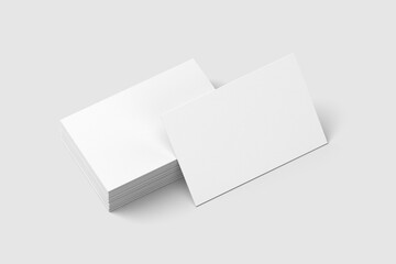 Business Card Mockup 3D Rendering