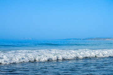 Fototapeta premium Seacoast promenade in Estepona, Spain