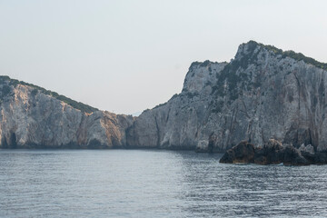 Naklejka premium Panoramic view of coastline of Lefkada, Ionian Islands, Greece