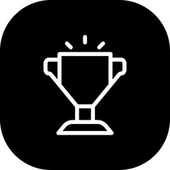 Achievement marketing icon with black filled line outline style. success, goal, achievement, business, target, concept, leadership. Vector illustration