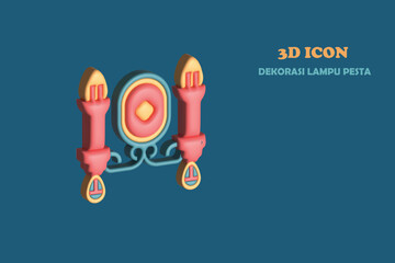 Event management concept with icons. Events, scheduling, creativity. 3D vector icon. Vector colorful illustration.