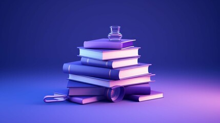 dynamic back to school background with a burst of colorful geometric shapes and symbols representing different academic subjects photography ::10 , 8k, 8k render 