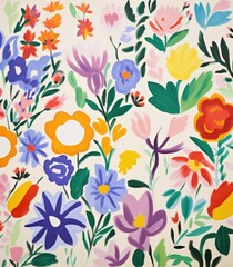 Colorful floral background