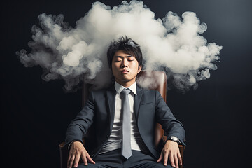 悩めるビジネスマン