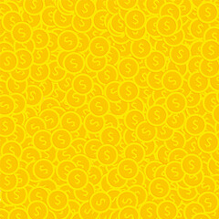 Money pattern background template. Vector design.