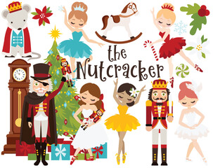 Obraz na płótnie Canvas Christmas Nutcracker, nutcracker ballet