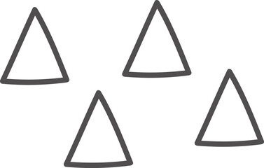 Abstract Triangles Pattern