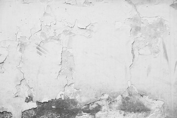 White wall Grungegray texture wall background copy space