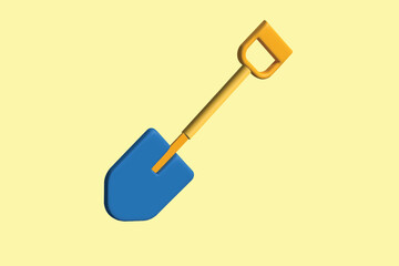 Mining industry isometric icon. 3D vector icon. Mining equipment concept. Vector colorful illustration.