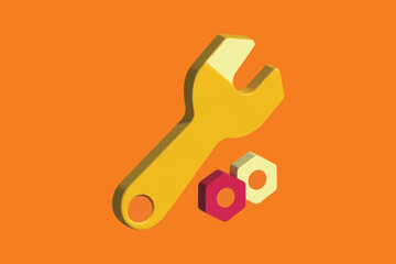 Mining industry isometric icon. 3D vector icon. Mining equipment concept. Vector colorful illustration.