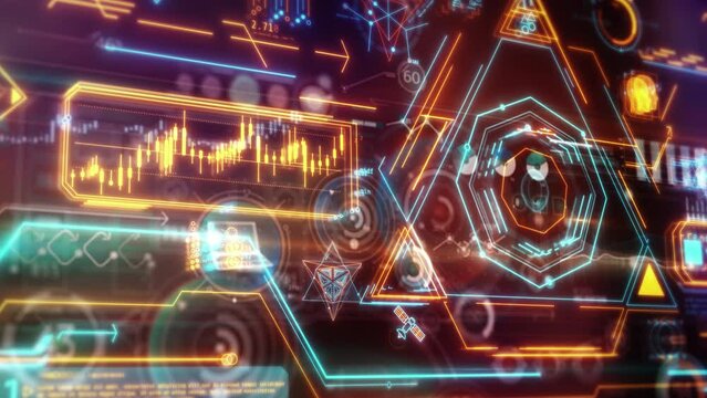 Digital space consisting of an array of data.