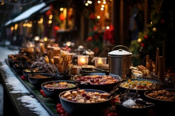 Fototapeta premium Food and Drink - Generative AI
