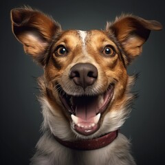 portrait of a dog  Generative AI