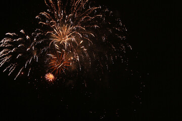 fireworks in the sky
