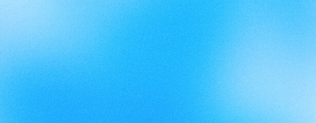 Sky blue light grainy, website banner background. Blurred color gradient, ombre, blur. Defocused, colorful, multicolored, mix, rainbow, bright, fun pattern. Desktop design