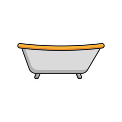 bathtub isolated icon design, vector illustration  graphic, eps10