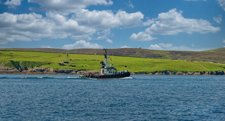 Pilot Boat Near Lerwick Scotland