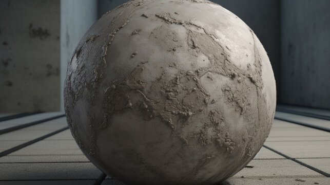 Concrete texture pbr cracked road substance designer wall image AI generated art