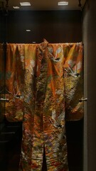 Kimono hanging in a wardrobe.