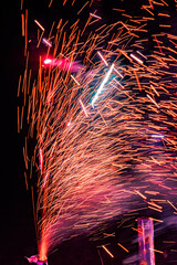 Flashes of Fireworks in the AIR