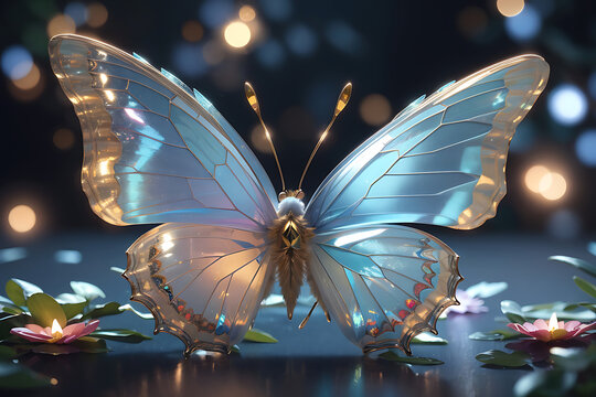 Fototapeta Crystal Butterfly