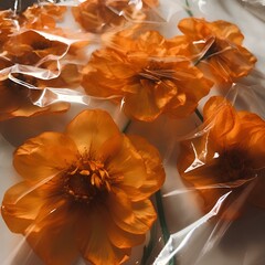 flowers in a bag