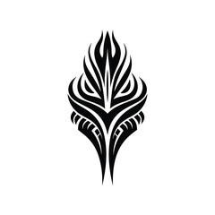 Minimalist abstract pattern. Suitable for graphic ornament or even a tattoo.