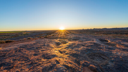 Sunset from Moon Rock, Augrabies Falls National Park, South Africa