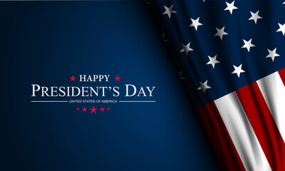 President's Day Background Design. Banner, Poster, Greeting Card. Vector Illustration - obrazy, fototapety, plakaty