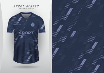 background for sports jersey football jersey running racing jersey, pattern, diagonal dashes, navy blue and gray.