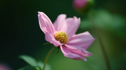 Obraz premium AI-generated illustration of a garden cosmos growing in a field