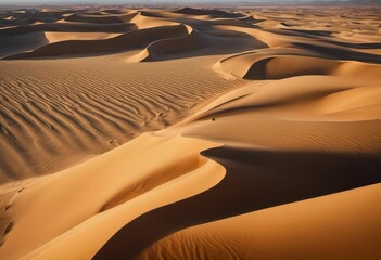 Fototapeta na wymiar AI generated illustration of sandy dunes in a desert