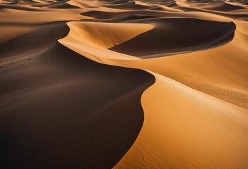AI generated illustration of sandy dunes in a desert