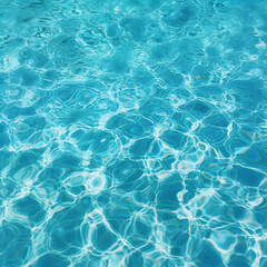 Obraz premium Close up swimming pool water background. Generative ai. 