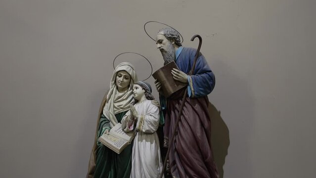 Sculpted Holy Family at Sanctuary of Our Lady of Sameiro