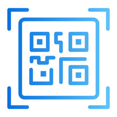 qr qode gradient icon