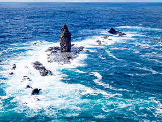 神威岬から見た神威岩