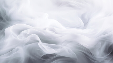 Obraz premium Abstract white and gray color background with smoke pattern, 3D illustration. 