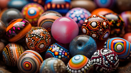 Fototapeta premium colorful beads