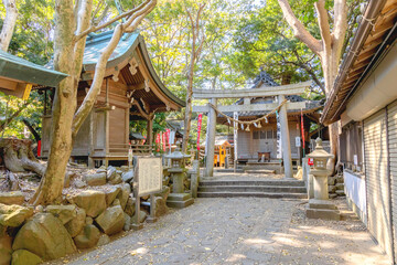 愛知県蒲郡市竹島町　八百富神社