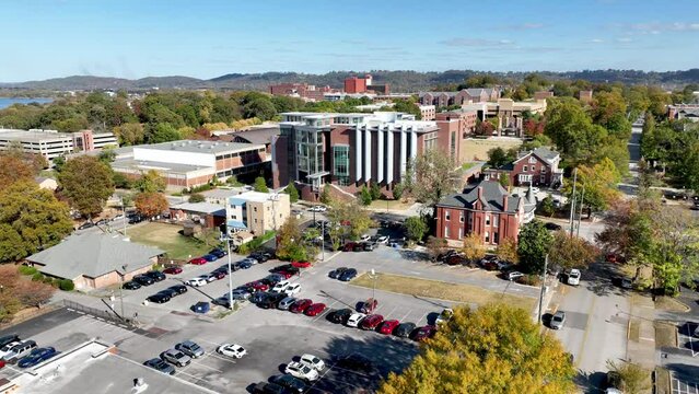 university of tennessee at chattanooga aerial in chattanooga tennessee