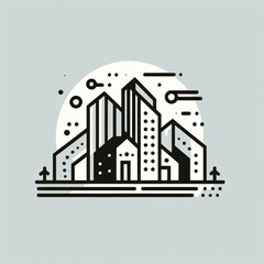 Townscape Minimalist Urban Logo Design