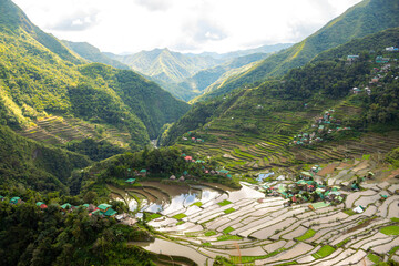 Batad rice terraces in Ifugao, Banaue, Philippines